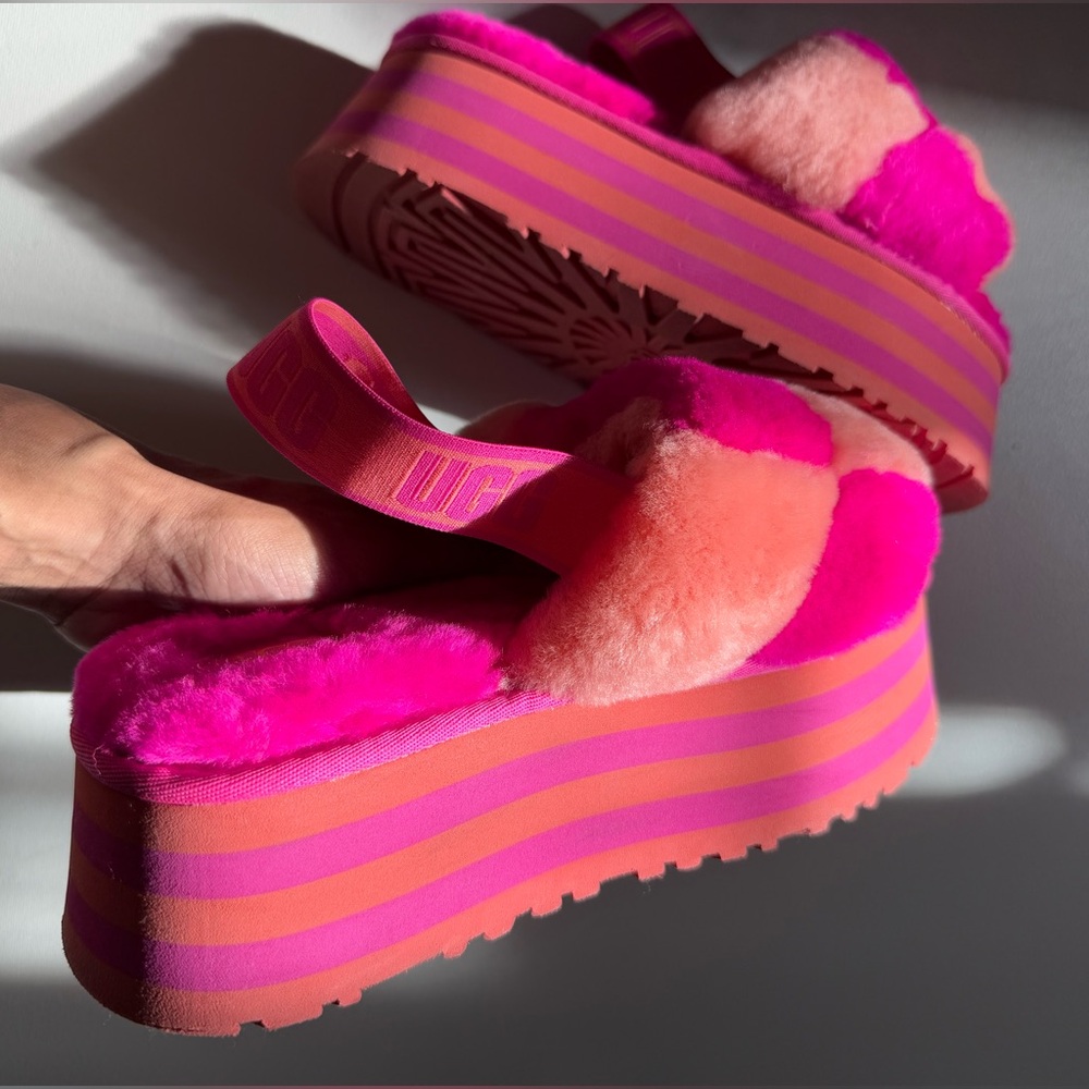 UGG - disco checkered platform slide - Picture 4 of 6
